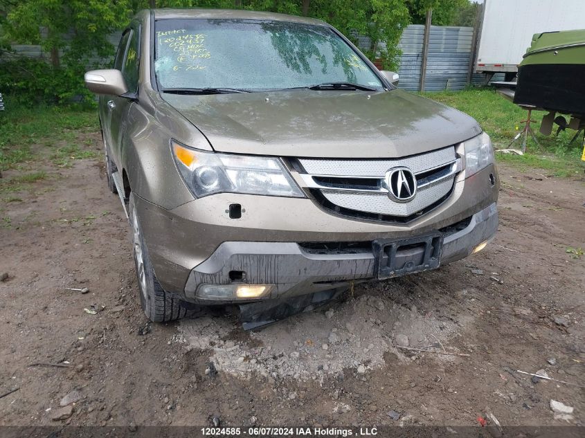 2009 Acura Mdx VIN: 2HNYD28659H002437 Lot: 12024585