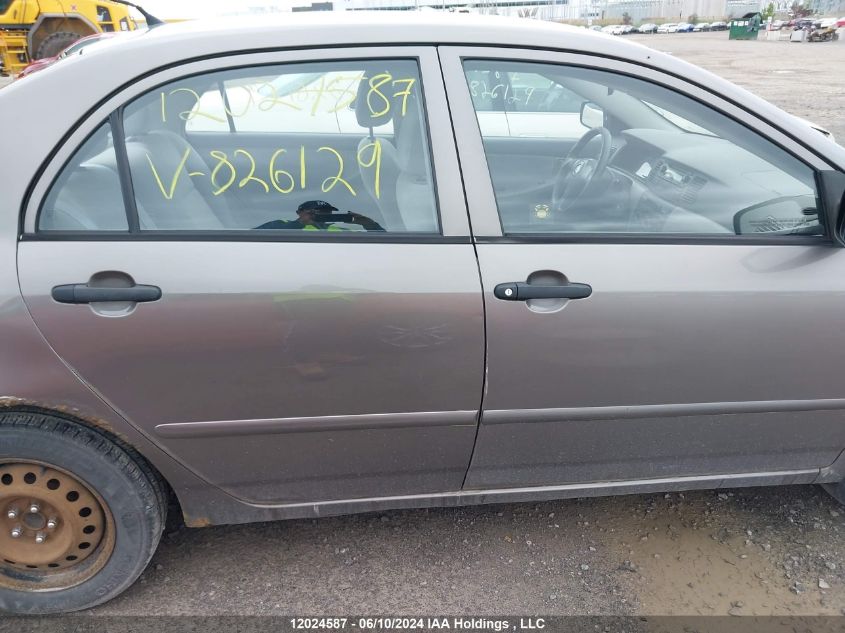 2004 Toyota Corolla VIN: 2T1BR32E84C826129 Lot: 12024587