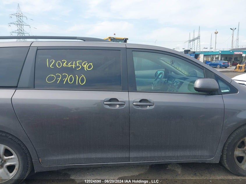 2011 Toyota Sienna Le 8 Passenger VIN: 5TDKK3DC0BS077010 Lot: 12024590