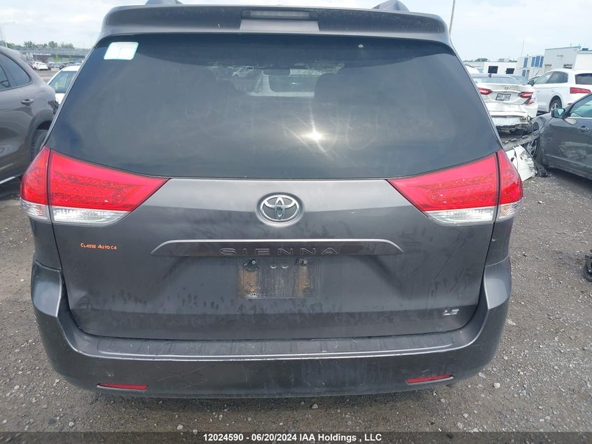 2011 Toyota Sienna Le 8 Passenger VIN: 5TDKK3DC0BS077010 Lot: 12024590