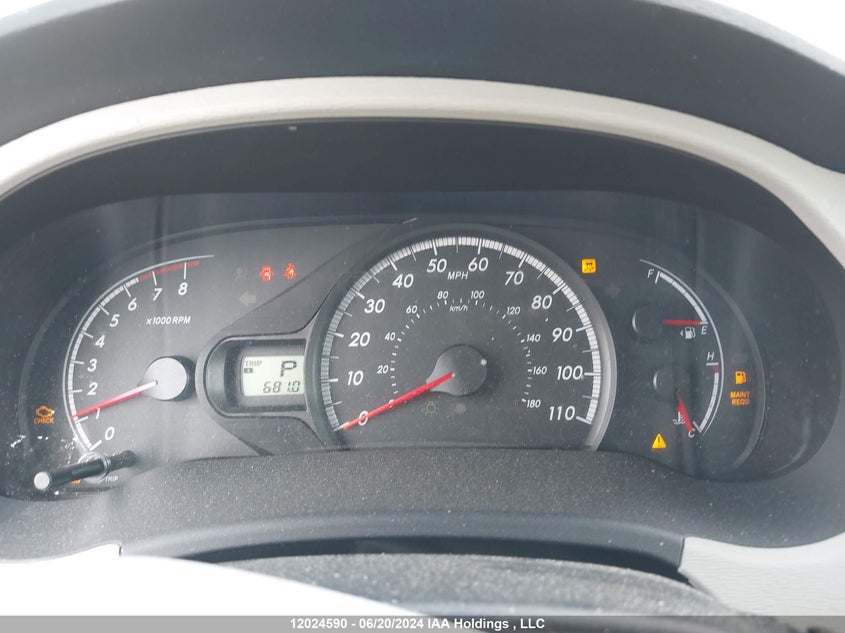 2011 Toyota Sienna Le 8 Passenger VIN: 5TDKK3DC0BS077010 Lot: 12024590