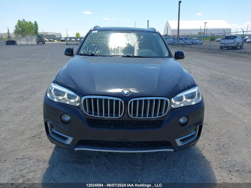 2016 BMW X5 VIN: 5UXKR0C57G0U49092 Lot: 12024594