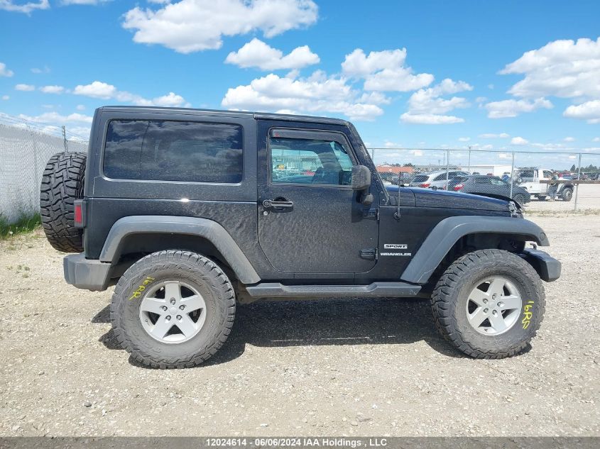 2016 Jeep Wrangler Sport VIN: 1C4AJWAG9GL100266 Lot: 12024614