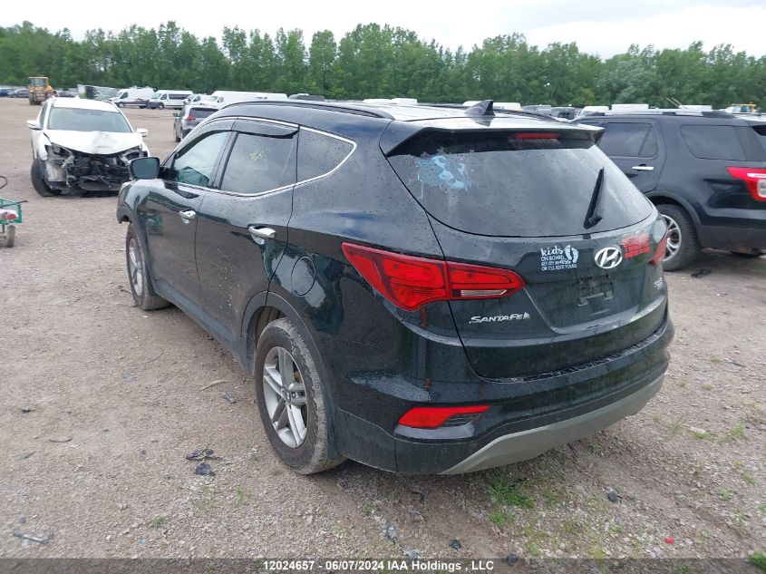 2017 Hyundai Santa Fe VIN: 5NMZUDLB0HH050571 Lot: 12024657