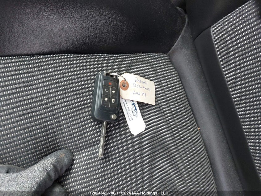 2013 Chevrolet Malibu 1Lt VIN: 1G11C5SA5DF126820 Lot: 12024662