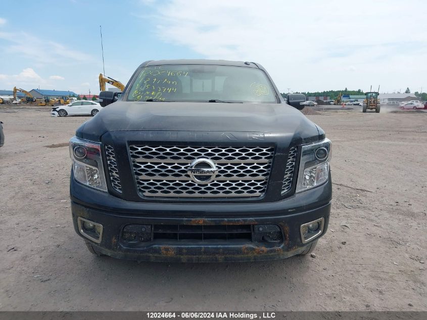 2017 Nissan Titan Sv/Sl/Pro-4X/Plat Res VIN: 1N6AA1E55HN533744 Lot: 12024664