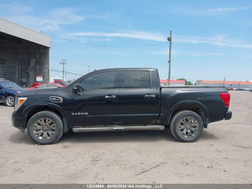 2017 Nissan Titan Sv/Sl/Pro-4X/Plat Res VIN: 1N6AA1E55HN533744 Lot: 12024664