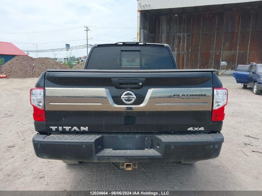 2017 Nissan Titan Sv/Sl/Pro-4X/Plat Res VIN: 1N6AA1E55HN533744 Lot: 12024664