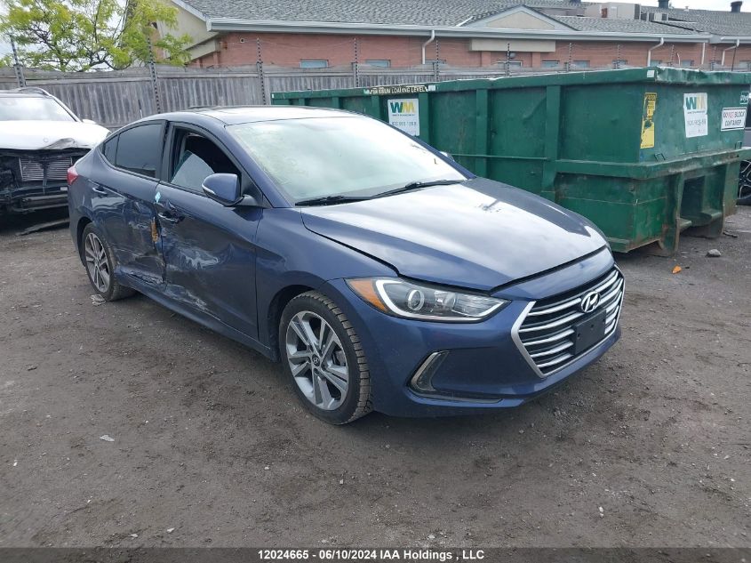 2017 Hyundai Elantra Se/Value/Limited VIN: KMHD84LF8HU254783 Lot: 12024665