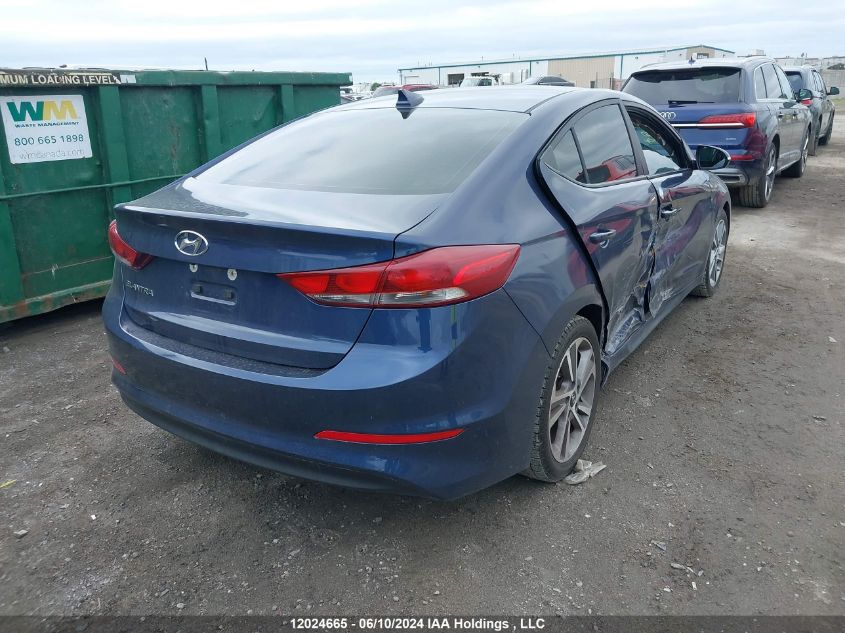 2017 Hyundai Elantra Se/Value/Limited VIN: KMHD84LF8HU254783 Lot: 12024665