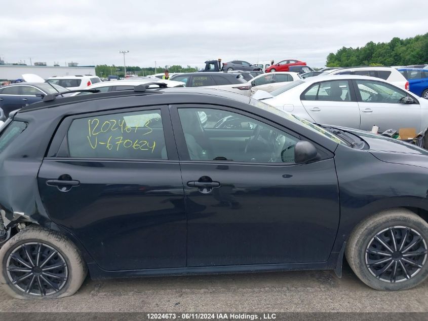 2011 Toyota Matrix Wagon VIN: 2T1KU4EE8BC670624 Lot: 12024673