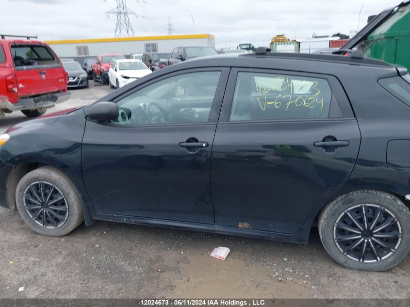 2011 Toyota Matrix Wagon VIN: 2T1KU4EE8BC670624 Lot: 12024673