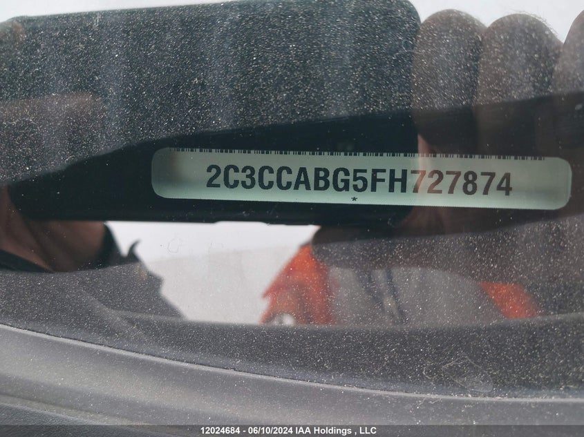 2015 Chrysler 300 S VIN: 2C3CCABG5FH727874 Lot: 12024684