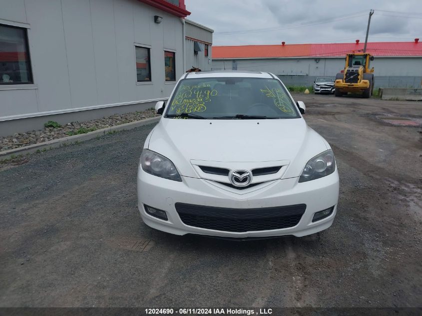 2008 Mazda 3 Hatchback VIN: JM1BK343781793232 Lot: 12024690