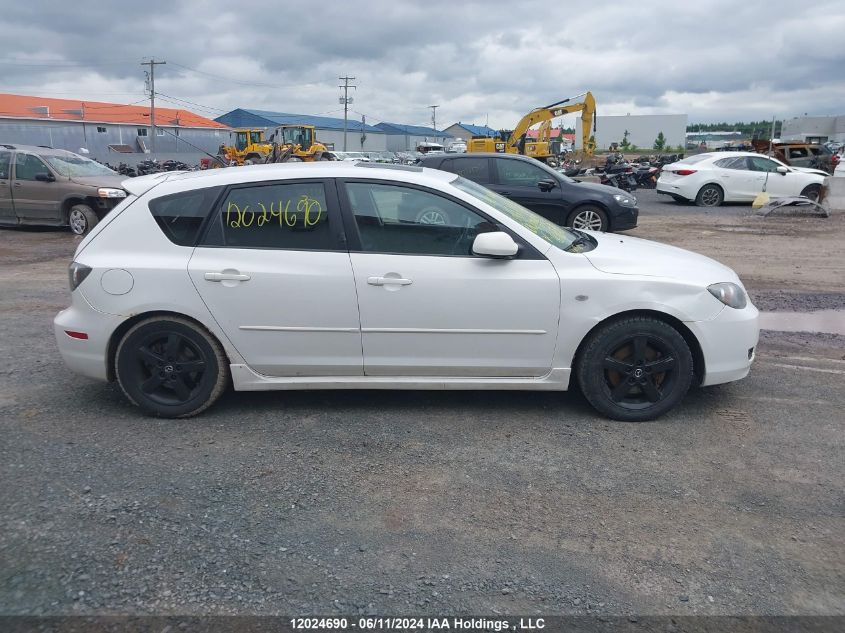 2008 Mazda 3 Hatchback VIN: JM1BK343781793232 Lot: 12024690