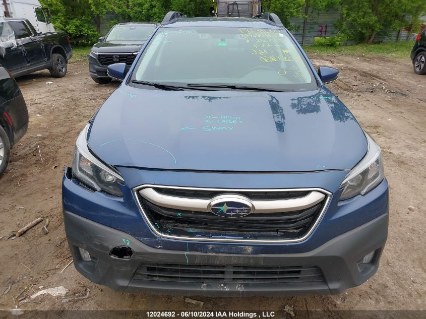 2022 Subaru Outback VIN: 4S4BTDAC6N3267015 Lot: 12024692