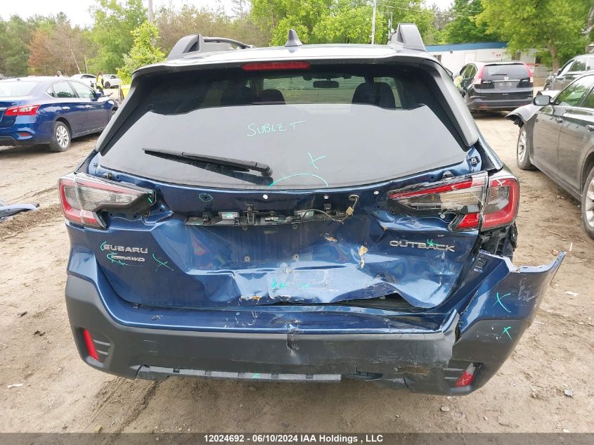 2022 Subaru Outback VIN: 4S4BTDAC6N3267015 Lot: 12024692