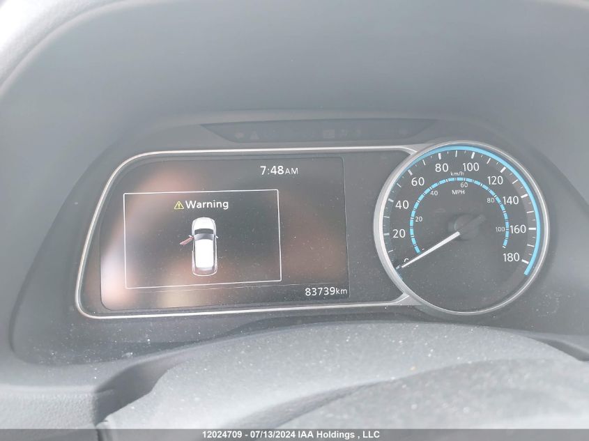 2018 Nissan Leaf S/Sv/Sl VIN: 1N4AZ1CP3JC307029 Lot: 12024709