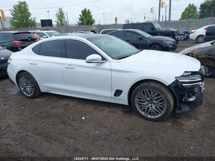 2022 Genesis G70 2.0T Advanced Awd VIN: KMTG34TA7NU094011 Lot: 12024711