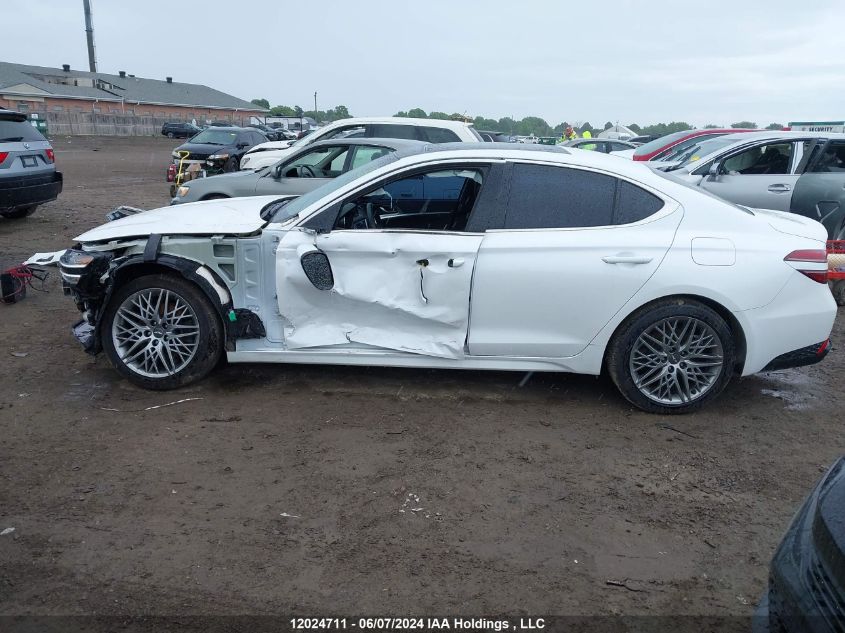 2022 Genesis G70 2.0T Advanced Awd VIN: KMTG34TA7NU094011 Lot: 12024711