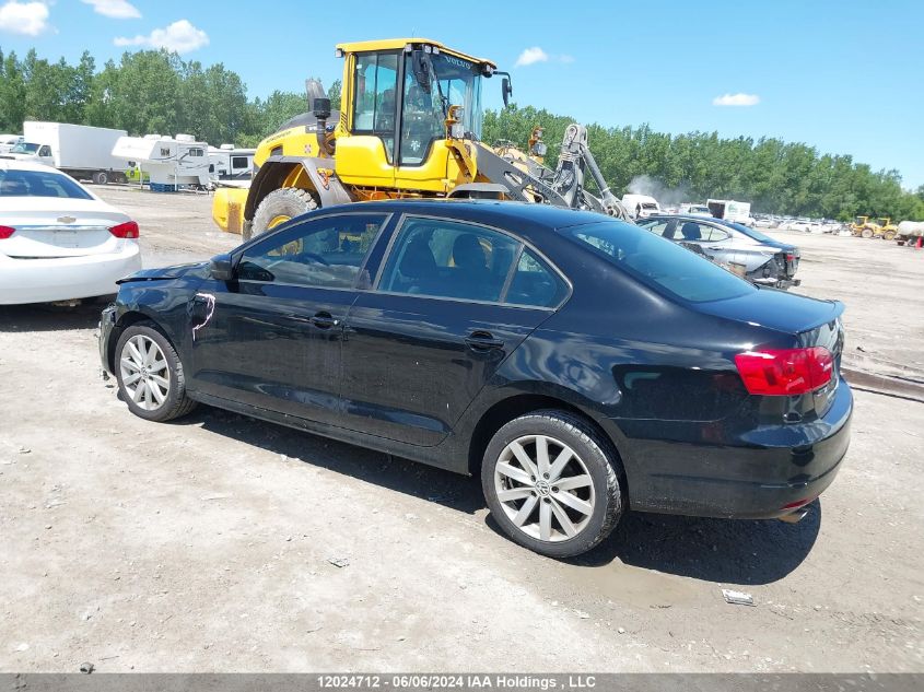 2013 Volkswagen Jetta Sedan VIN: 3VW1K7AJ3DM383415 Lot: 12024712