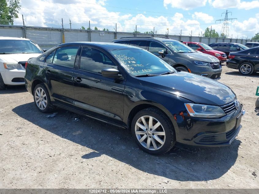 2013 Volkswagen Jetta Sedan VIN: 3VW1K7AJ3DM383415 Lot: 12024712