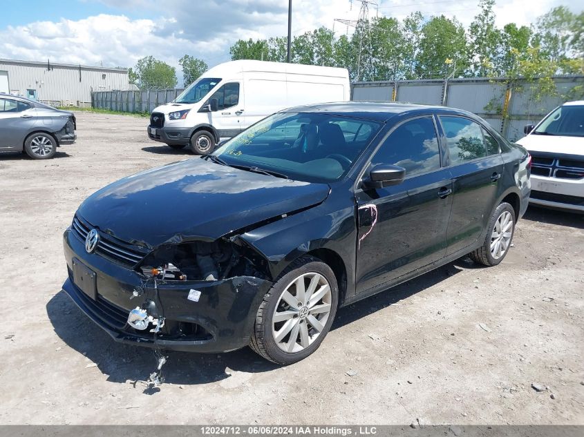 2013 Volkswagen Jetta Sedan VIN: 3VW1K7AJ3DM383415 Lot: 12024712