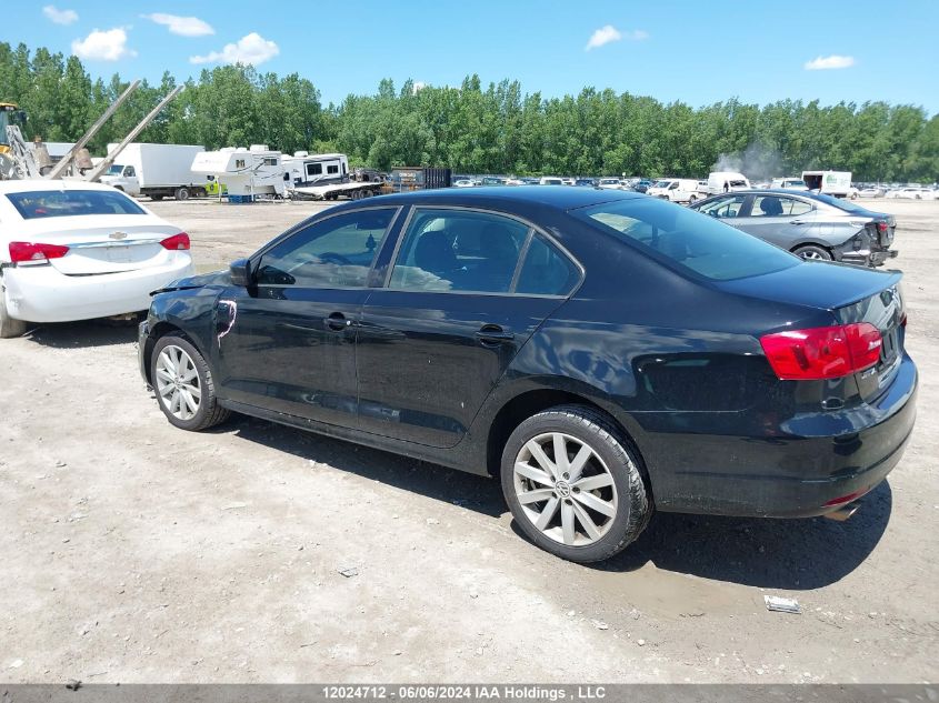 2013 Volkswagen Jetta Sedan VIN: 3VW1K7AJ3DM383415 Lot: 12024712