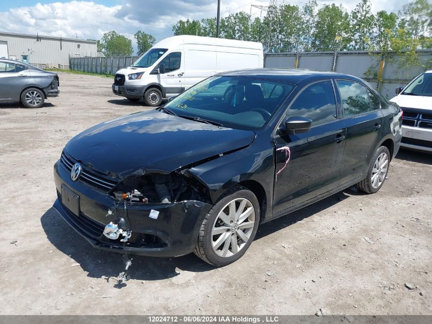 2013 Volkswagen Jetta Sedan VIN: 3VW1K7AJ3DM383415 Lot: 12024712