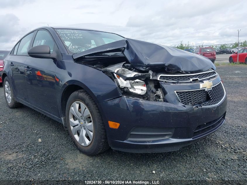 2014 Chevrolet Cruze VIN: 1G1PL5SH0E7359216 Lot: 12024730