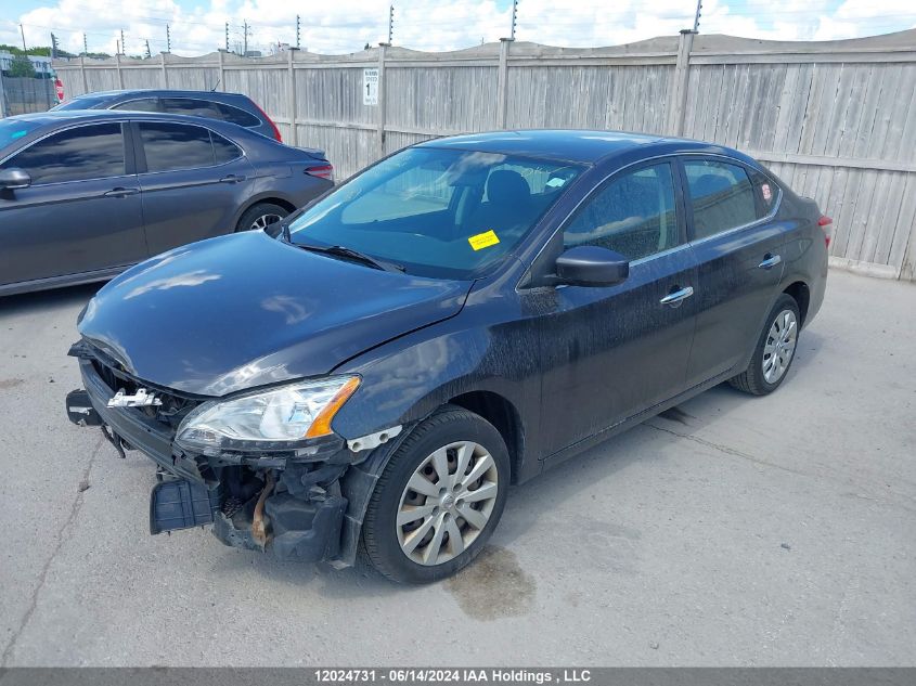 2015 Nissan Sentra S/Sv/Sr/Sl VIN: 3N1AB7AP0FL652294 Lot: 12024731