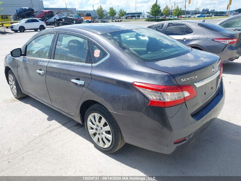 2015 Nissan Sentra S/Sv/Sr/Sl VIN: 3N1AB7AP0FL652294 Lot: 12024731