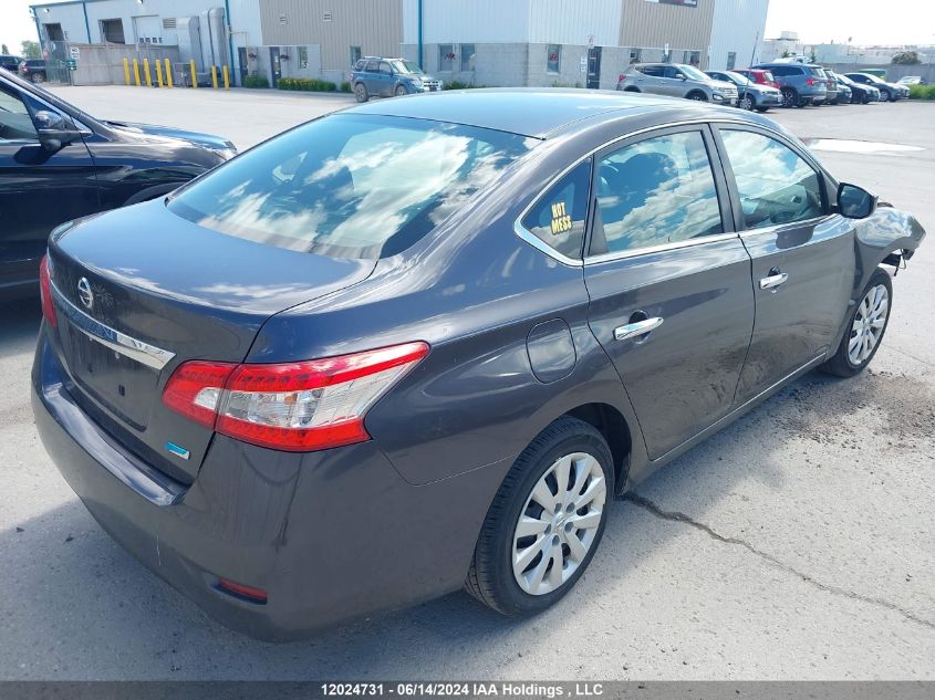 2015 Nissan Sentra S/Sv/Sr/Sl VIN: 3N1AB7AP0FL652294 Lot: 12024731