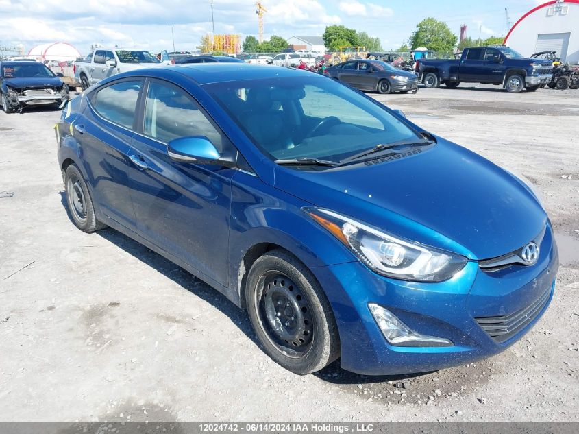 2015 Hyundai Elantra Se/Sport/Limited VIN: KMHDH4AH0FU405763 Lot: 12024742