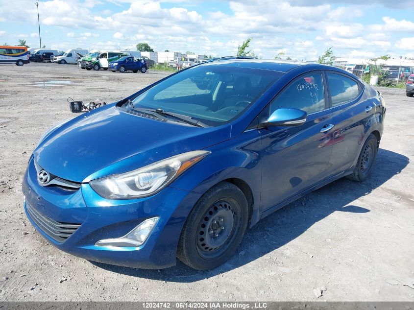 2015 Hyundai Elantra Se/Sport/Limited VIN: KMHDH4AH0FU405763 Lot: 12024742