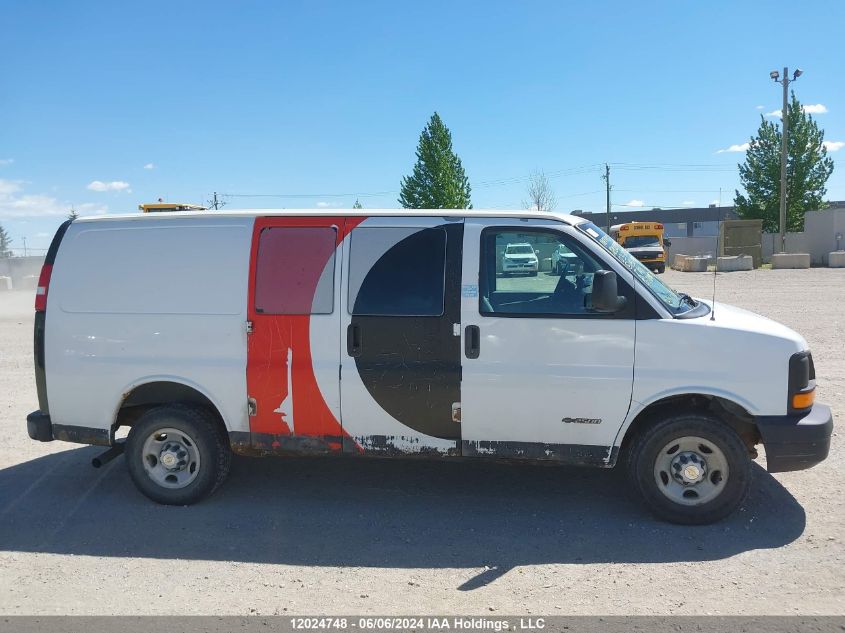 2003 Chevrolet Express VIN: 1GCGG25V431155496 Lot: 12024748