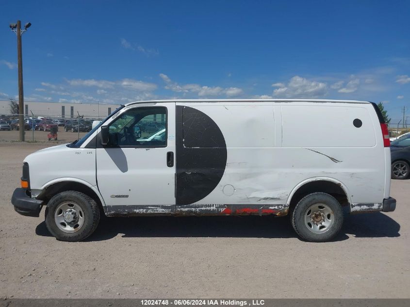 2003 Chevrolet Express VIN: 1GCGG25V431155496 Lot: 12024748