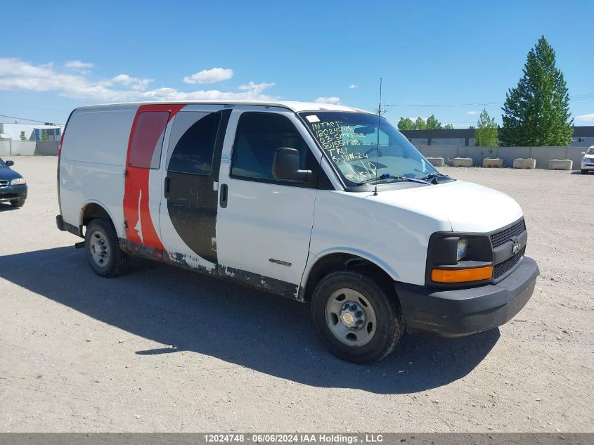 2003 Chevrolet Express VIN: 1GCGG25V431155496 Lot: 12024748