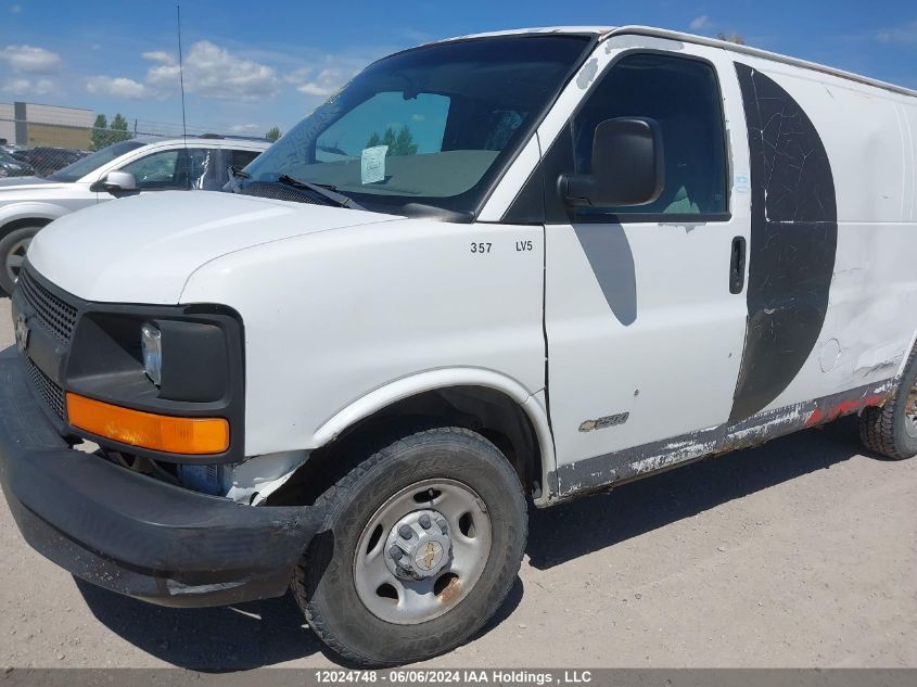 2003 Chevrolet Express VIN: 1GCGG25V431155496 Lot: 12024748