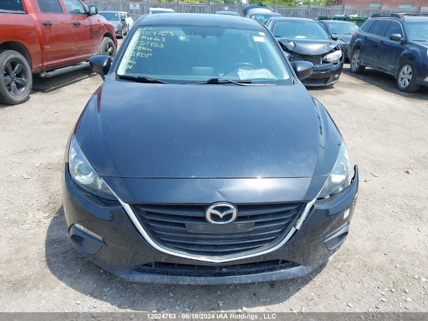 2016 Mazda Mazda3 VIN: 3MZBM1L74GM257453 Lot: 12024763