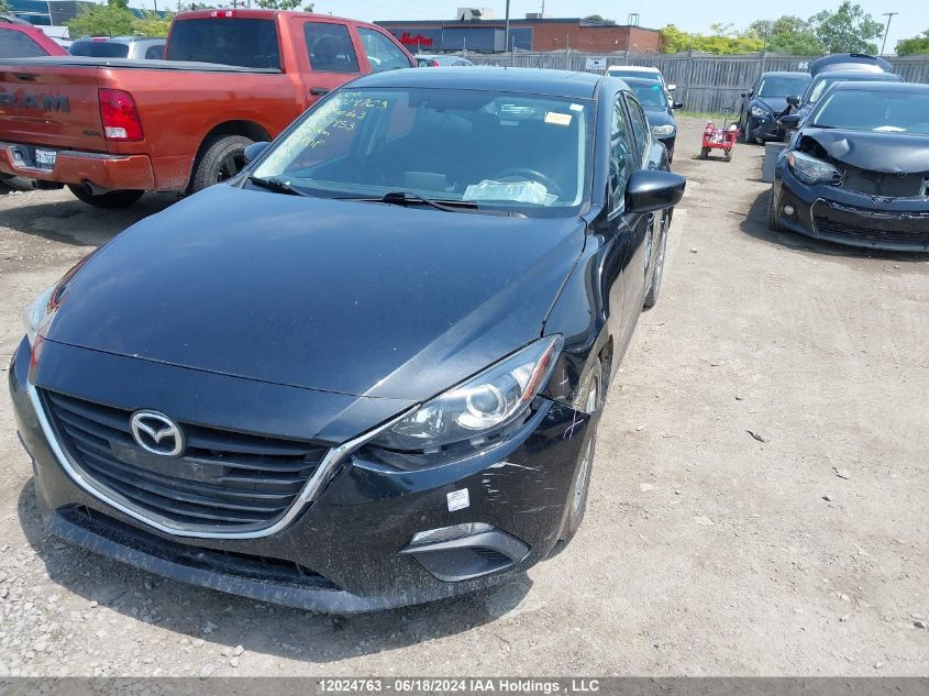 2016 Mazda Mazda3 VIN: 3MZBM1L74GM257453 Lot: 12024763