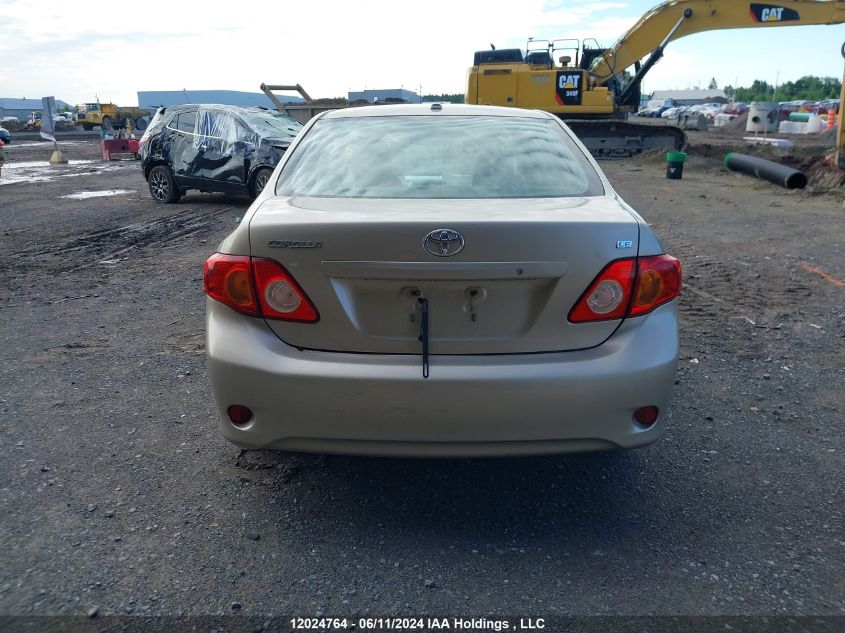 2009 Toyota Corolla VIN: 2T1BU40E19C101261 Lot: 12024764