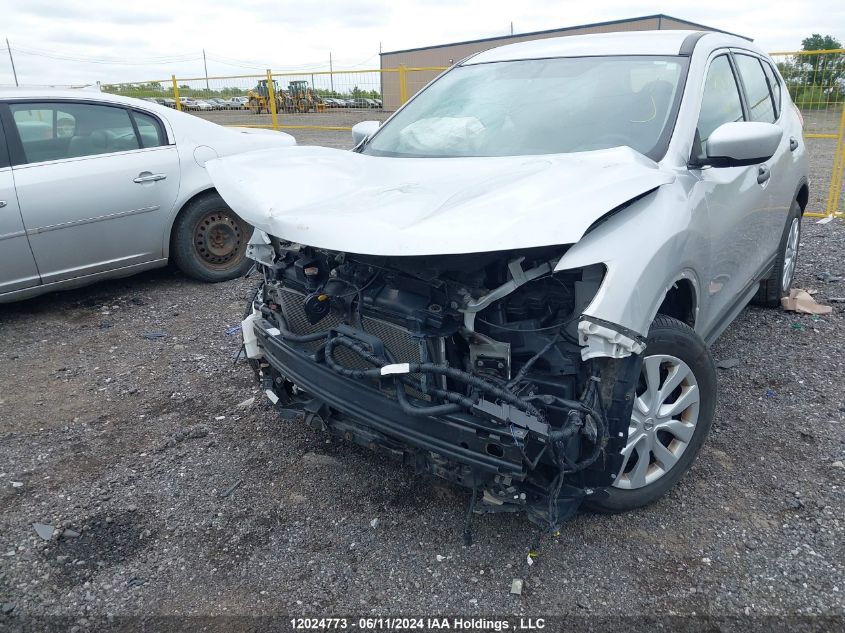 2017 Nissan Rogue Sv/Sl VIN: 5N1AT2MV1HC784580 Lot: 12024773