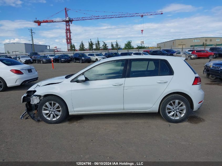 2019 Volkswagen Golf S/Se VIN: 3VWG57AU0KM022734 Lot: 12024795