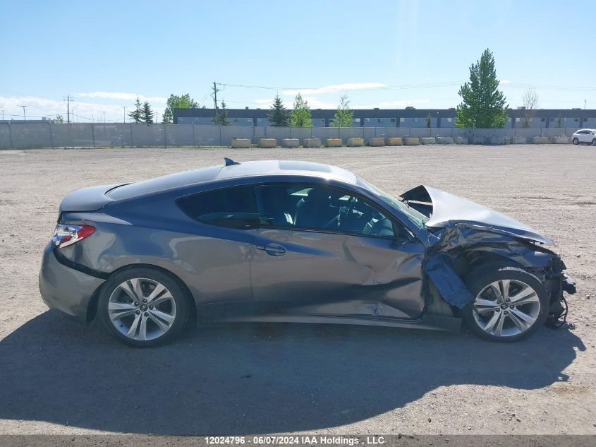 2010 Hyundai Genesis Coupe 3.8L VIN: KMHHU6KH1AU014105 Lot: 12024796