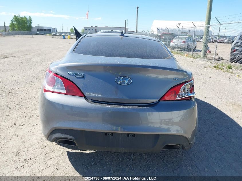 2010 Hyundai Genesis Coupe 3.8L VIN: KMHHU6KH1AU014105 Lot: 12024796