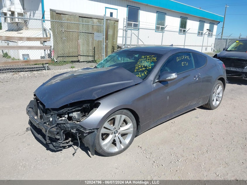 2010 Hyundai Genesis Coupe 3.8L VIN: KMHHU6KH1AU014105 Lot: 12024796