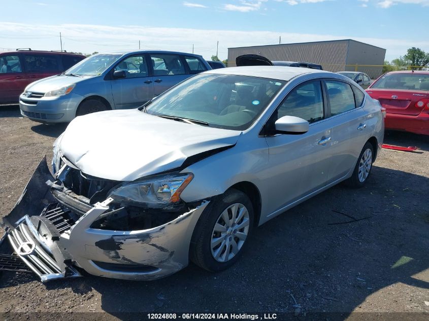 2014 Nissan Sentra VIN: 3N1AB7AP0EL651287 Lot: 12024808