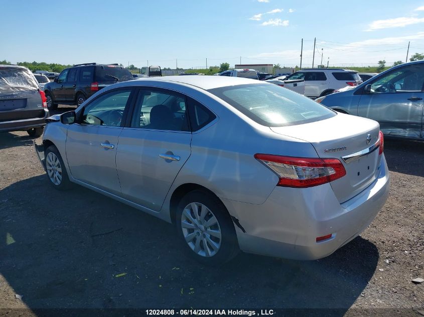 2014 Nissan Sentra VIN: 3N1AB7AP0EL651287 Lot: 12024808