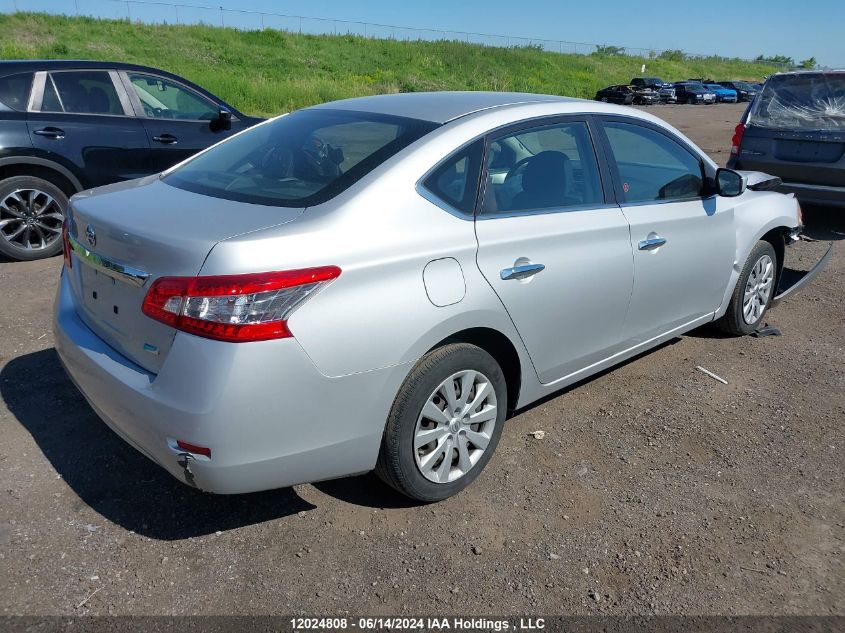 2014 Nissan Sentra VIN: 3N1AB7AP0EL651287 Lot: 12024808